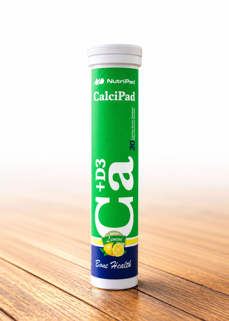 قرص جوشان کلسیم و ویتامین D3 نوتری‌پاد CalciPad