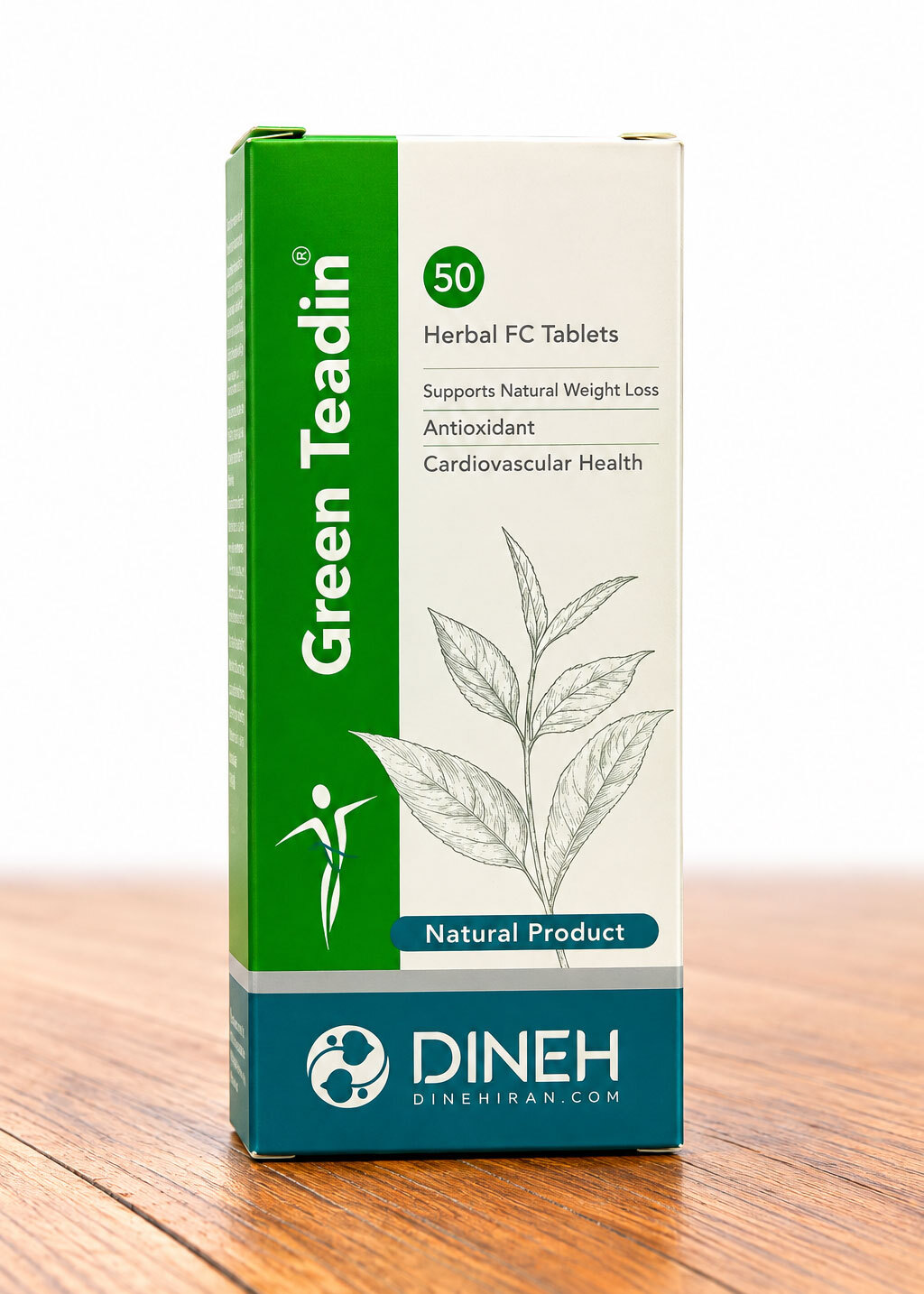  قرص گیاهی گرین تیادین ۵۰ عددی 